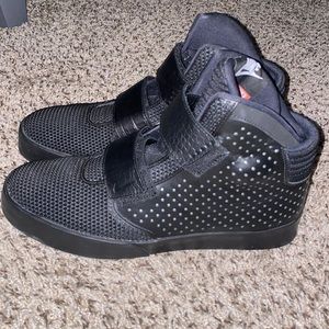 Men's Black High-Top Sneakers